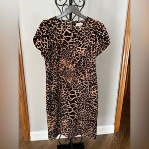 Calvin Klein animal print dress